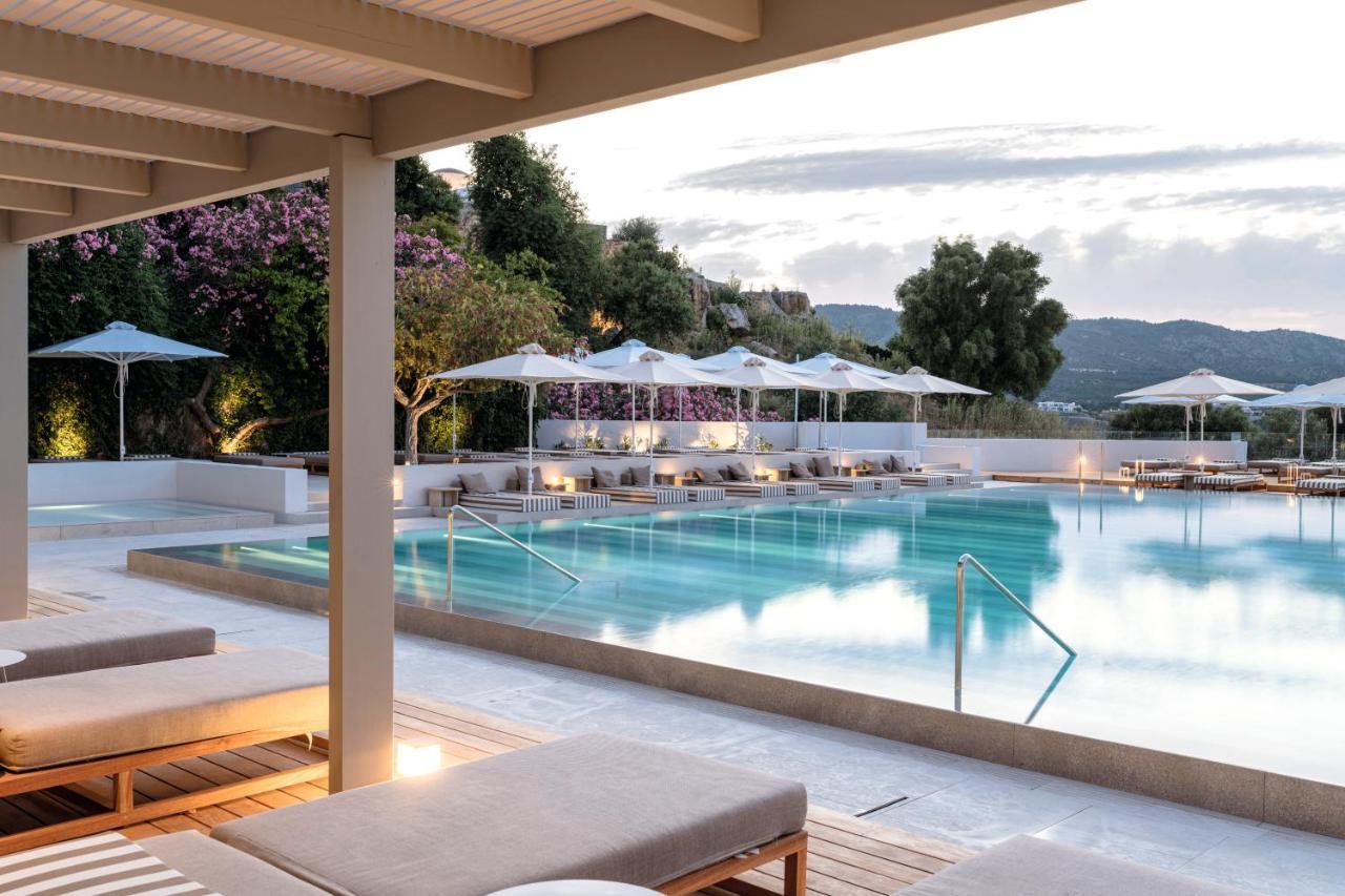 Lindos Mare, Seaside Hotel Bagian luar foto