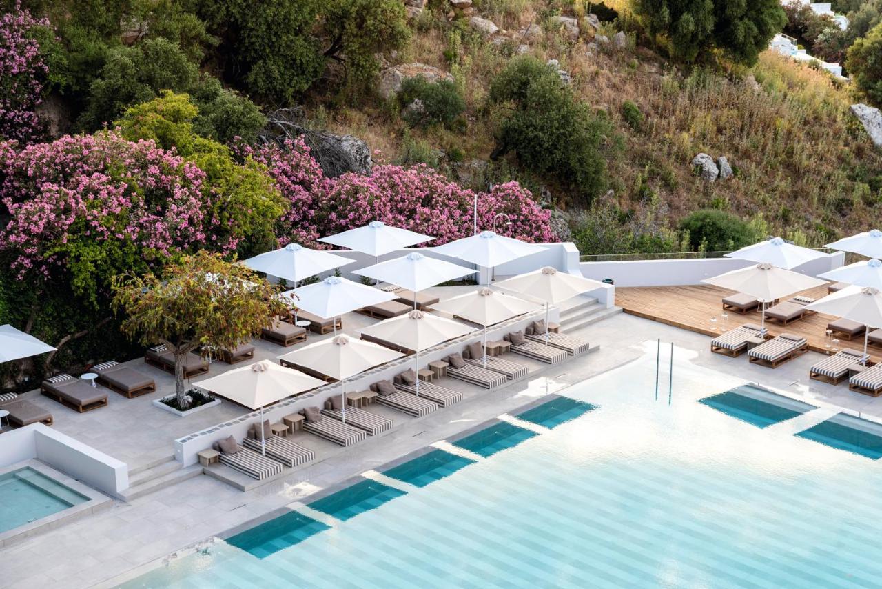 Lindos Mare, Seaside Hotel Bagian luar foto