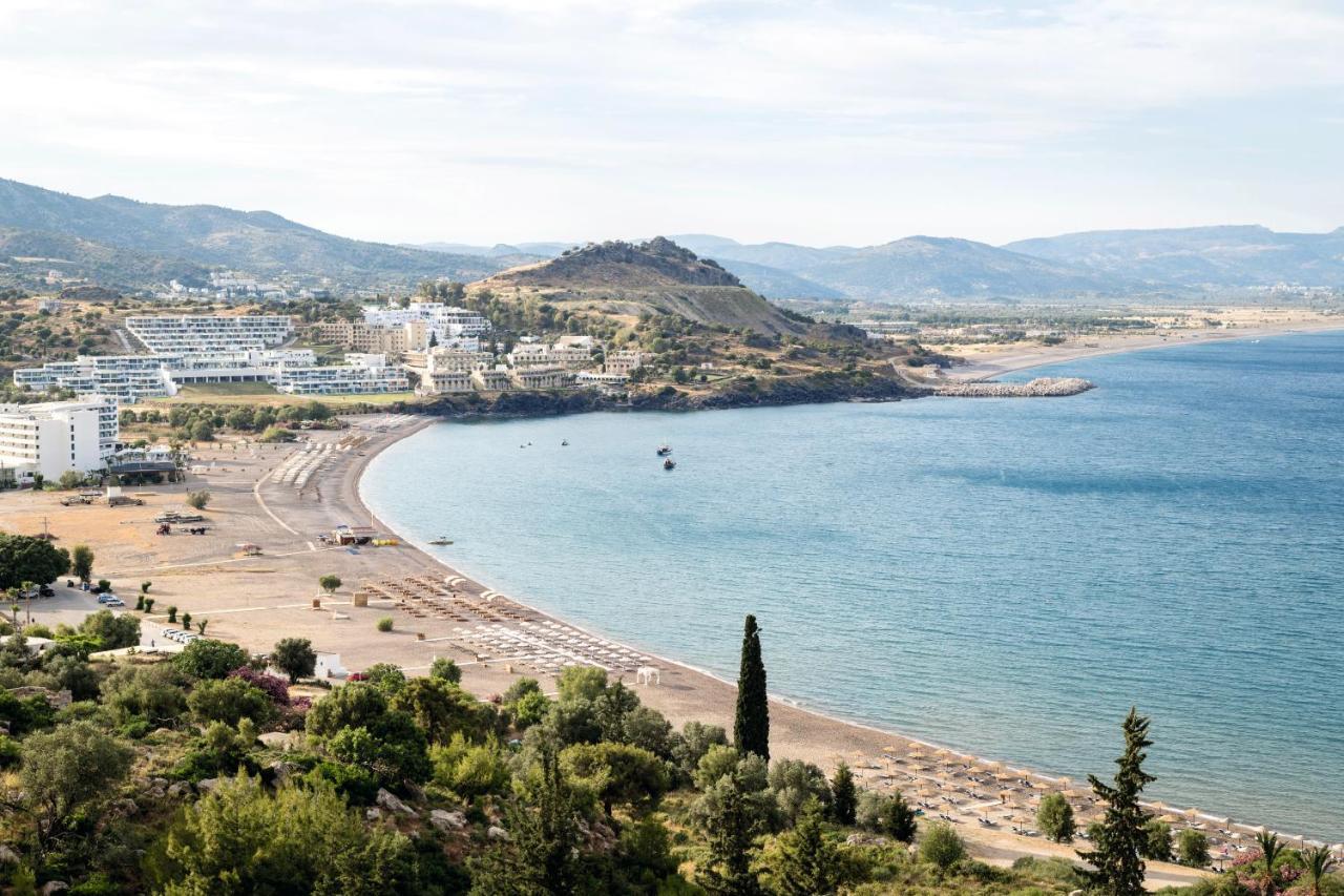 Lindos Mare, Seaside Hotel Bagian luar foto