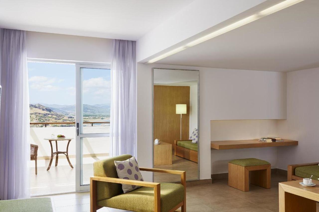 Lindos Mare, Seaside Hotel Bagian luar foto