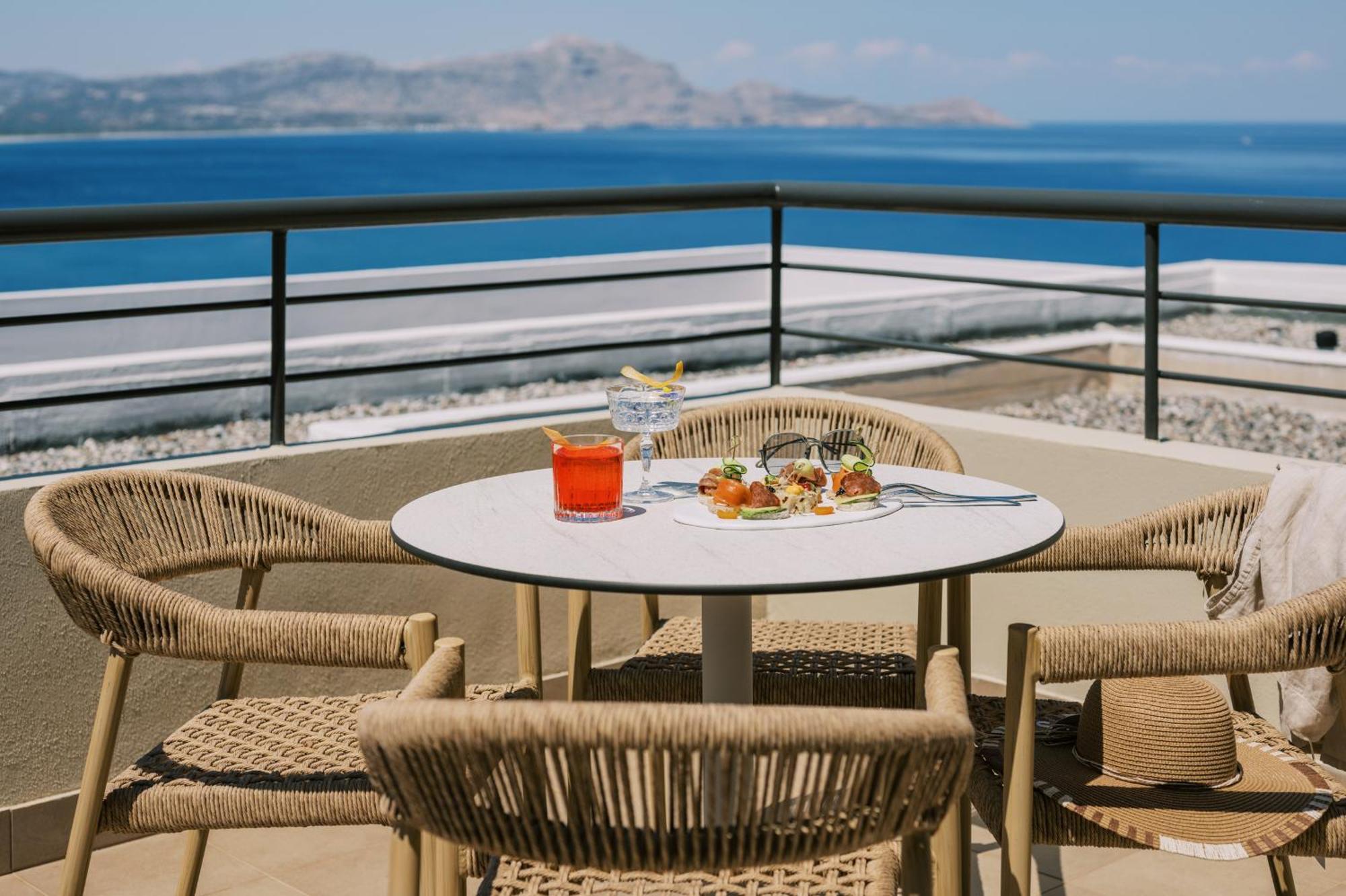 Lindos Mare, Seaside Hotel Bagian luar foto