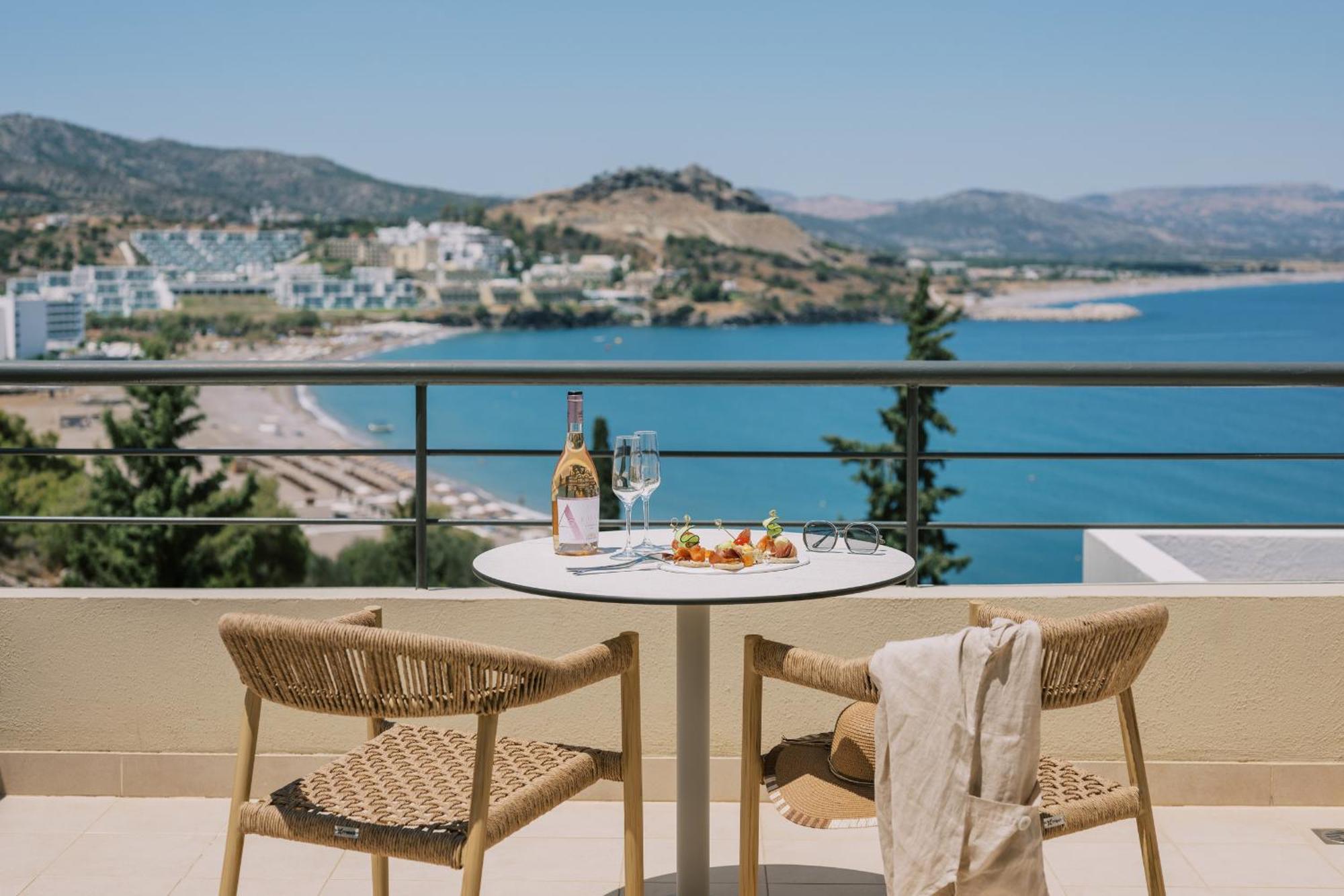 Lindos Mare, Seaside Hotel Bagian luar foto