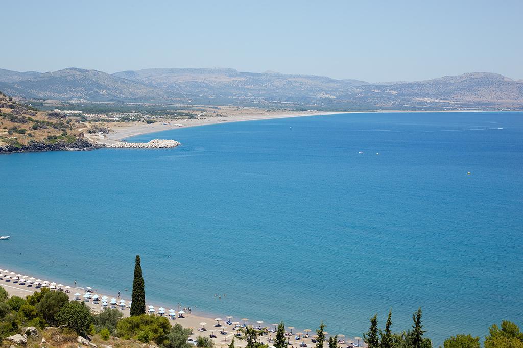 Lindos Mare, Seaside Hotel Bagian luar foto