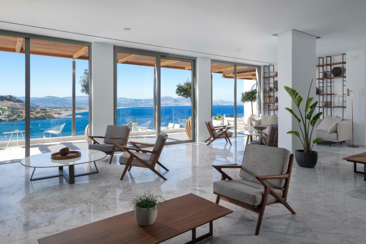 Lindos Mare, Seaside Hotel Bagian luar foto