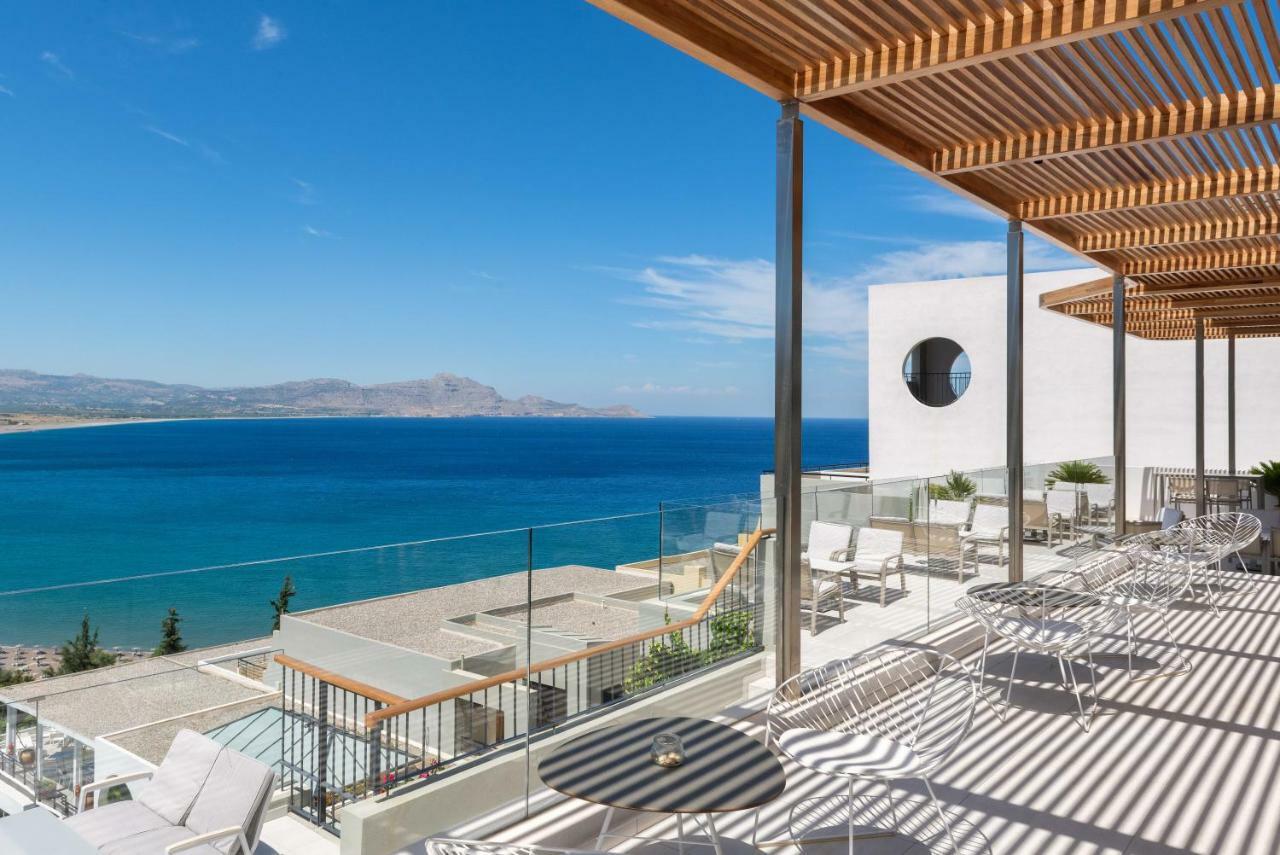Lindos Mare, Seaside Hotel Bagian luar foto