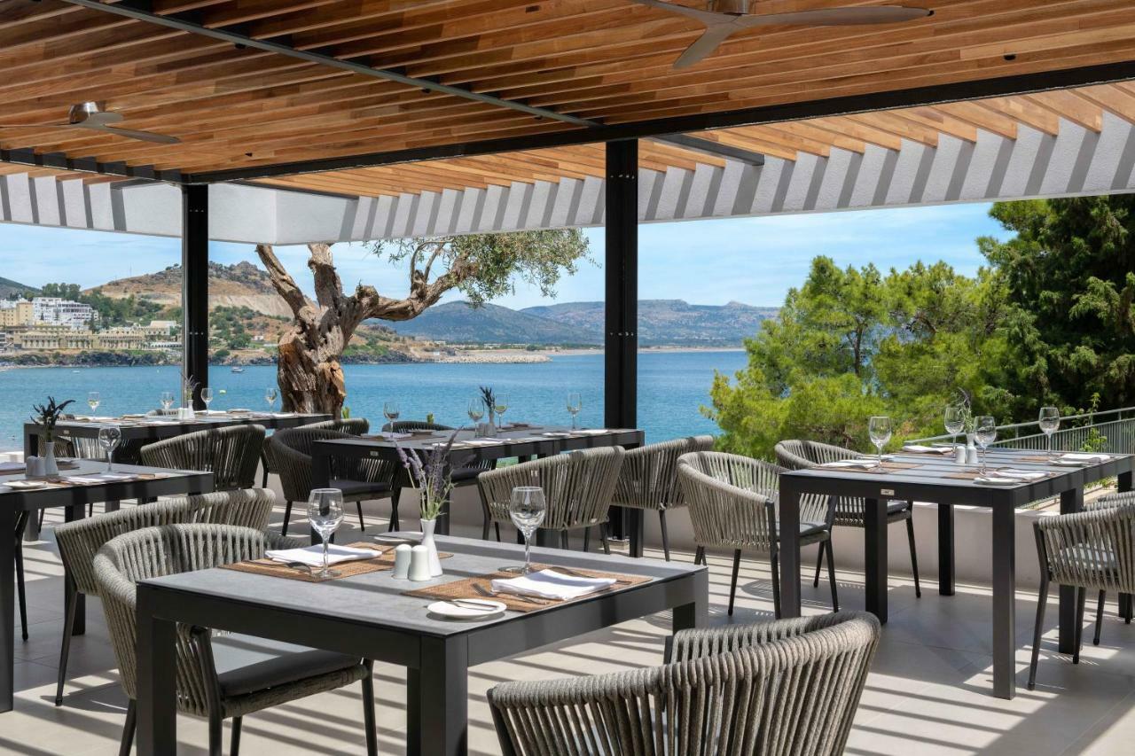 Lindos Mare, Seaside Hotel Bagian luar foto